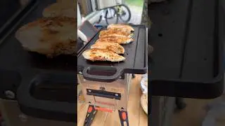 Grilling on the Ignik Firecan Elite at Theodore Roosevelt National Park #camping #cooking