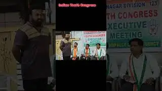 Today's Programme Indian Youth Congress Hydernagar Division Executive meeting #viral #congress #iyc