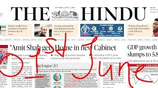 The Hindu Newspaper 1st June 2019 Complete Analysis