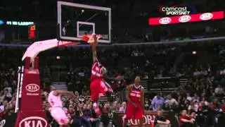 John Wall flies over John Lucas III for the dunk (Jan 11, 2012)