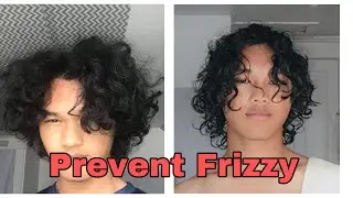 Fix curly frizzy hair(easy men’s tutorial)#curlyhair#howto#tutorial