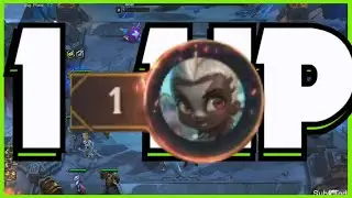 CRAZY 1 HP clutch | TFT Gameplay