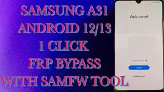 SAMSUNG A31|ANDROID 12/13 FRP BYPASS|WITH 