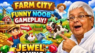 Farm city funny 🤣 noob gameplay jewel gaming full funny video #farmcity #games @TotalGaming093 