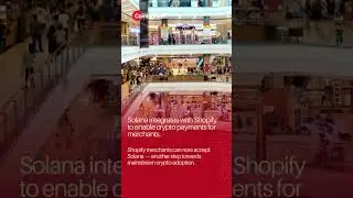 #Solana integrates with #Shopify to enable crypto payments for merchants.