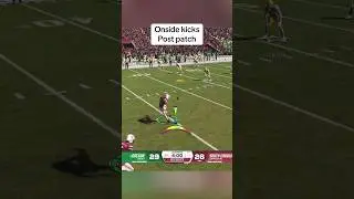 ONSIDE KICKS POST PATCH #collegefootball26 #cfb26 #onsidekick