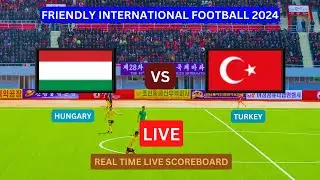Hungary Vs Turkey LIVE Score UPDATE Today Friendly International Soccer Football Match Mar 22 2024