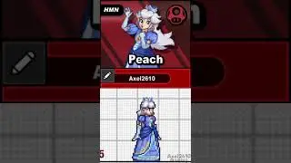 All of Peach's Alternate Costumes in #supersmashflash2 #shorts