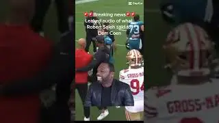 Leaked audio of what Robert Saleh said to Liem Coen after the game #duuval #jaguars