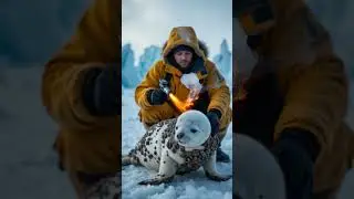 Kind rescuer saves seal from barnacle | Wildlife Rescue #sealife #rescue #animals #seal #barnacles