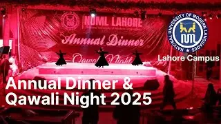 Highlights of Annual Dinner & Qawali Night 2025 | NUML Lahore Campus