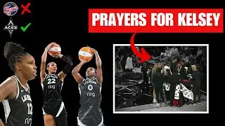 INSANE! Aces BARELY SURVIVE, Kelsey gets hurt  | WNBA Playoffs analysis with Quita and momma