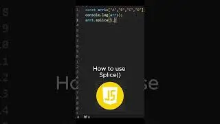 how to use splice method in array 