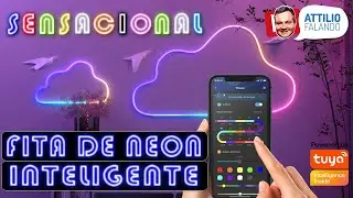 FITA DE NEON INTELIGENTE - Efeitos de Iluminação SENSACIONAIS, sua CASA nunca mais será a mesma