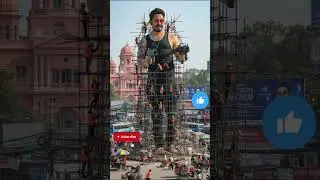 Aamir Khan's Epic Transformation! From Action Figure to Giant Statue! #aamirkhan #ChahaHaiTujhkosong