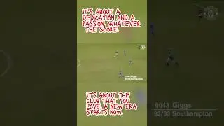 #43 Manchester United Premier League Goals 1992/93 by Ryan Giggs vs Southampton #shorts