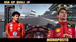 MONOPOSTO 2025 GAMEPLAY: S2 R20 USA GP QUALI P3 FOR CHARLES | SF-25 | SCUDERIA FERRARI 
