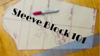 Beginner Pattern Drafting - Sleeve Block 101. How to create your own sleeve pattern!