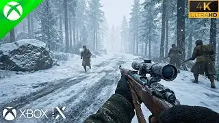 The Bloodiest Christmas: Battle of the Bulge - Realistic Ultra Graphics on XBOX SERIES X 4K60FPS COD