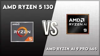 AMD Ryzen 5 130 vs AMD Ryzen AI 9 Pro 465 Technical Comparison