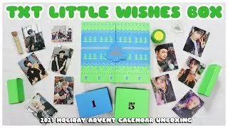 🎄 UNBOXING TXT 2021 HOLIDAY COLLECTION LITTLE WISHES | SPECIAL BOX ADVENT CALENDAR + PHOTOCARD SETS