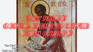 Why Paul's Gospel Seems To Differ From Christ's #hebrews #israelites #christianity #christ #gospel 