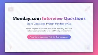 Monday.com Interview Questions: Master Work OS Fundamentals & Ace Your Interview