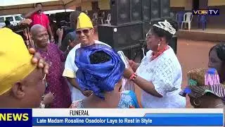FUNERAL: Late Madam Rosaline Osadolor Laid to Rest in Style