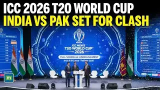 ICC Announces Men&rsquo;s T20 World Cup 2026 Schedule | India vs Pakistan & Full Fixtures Revealed