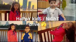 Dubai Road Visit with Family | Night Drive Vlog#DubaiRoad#FamilyVlog#NightDrive
