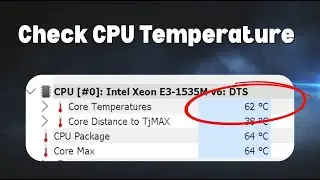 Check CPU Temperature on Windows 11 in Real Time | in seconds