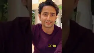 Shaheer Sheikh evolution over the years #shorts