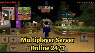 VeoZax SMP Server for Craftsman/Mastercraft/McPE (0.14.3 & 0.15.10)