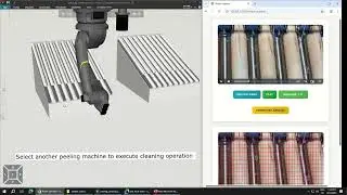 The RoboDemo project demonstrates: Automised cleaning of shrimp peeler