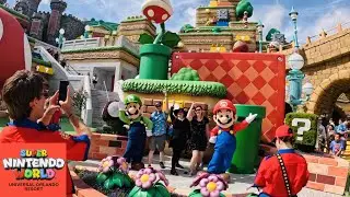 New! EPIC UNIVERSE!  Will huge Disney fans- love it?  YES!  Pt. 1 -Super Nintendo World !