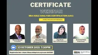 Certification Webinar: IIBA Agile Analysis Certification (AAC) Panel Discussion
