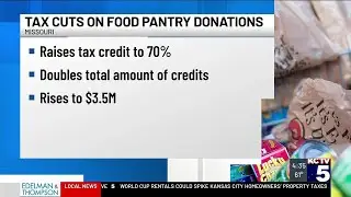 Missouri lawmakers propose expanding tax credits for food pantry donors