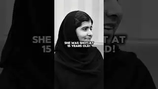 Malala Yousafzai, the female hero! #history #truestory #shorts #art