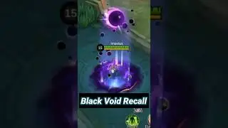 New Epic Recall | Black Void | Mobile Legends #shorts #mlbb #trend