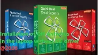 Installation of Quick heal antivirus on your laptop without CD driver