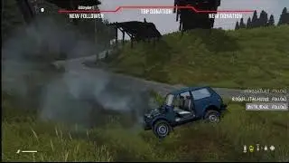 Time to fly. Ramp jump attempt #2. Twitch.tv Clip [DayZ Flibblestix]