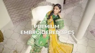 Unstitched Premium Embroidered 3pc '22 by ITTEHAD