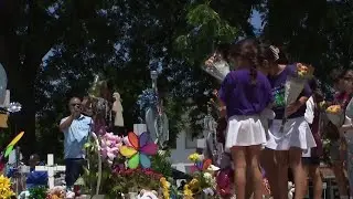 Uvalde, 1 Year Later: Residents gather together just steps away from Robb Elementary one year af...