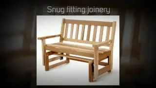 All Things Cedar Dolfield 4ft. Red Cedar Glider Bench - CG45