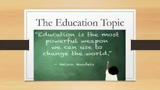 WUDL Policy Debate 101  Education Topic Overview