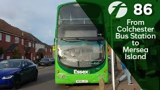 FRV - First Essex Route 86 from Colchester Bus Station to West Mersea | 37613, WX58 JXY