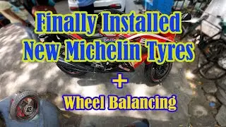 New Michelin Tyres Installed | Honda CBR 250R | Initial Impression | Wheel Balancing | Vlog | Tamil