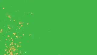 Rising Fire Embers effect green screen chroma