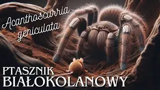 Pająk jedzący MYSZY?! Acanthoscurria geniculata