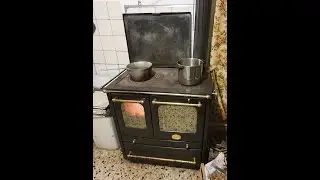 Fuoco stufa a legna Super Slow Motion